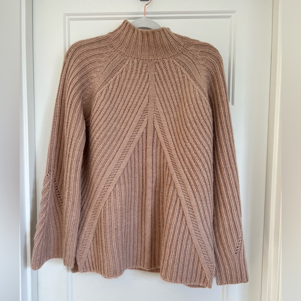ASOS | Mockneck Sweater in Blush